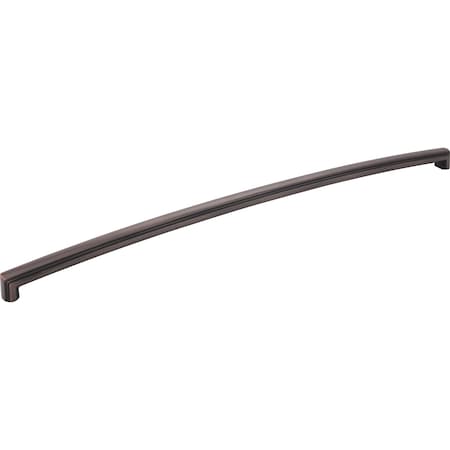 Jeffrey Alexander 18" Center-to-Center Brushed Oil Rubbed Bronze Delgado Appliance Handle 519-18DBAC